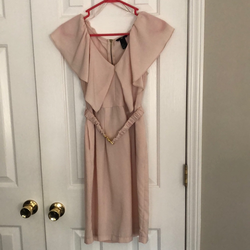 EUC - H&M Blush dress w/pockets - Sz 8